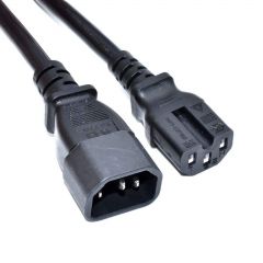 Kabel zasilający serwerowy C14 / C15 3m AK-UP-07