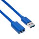 Końcówki do niebieskiego kabla USB 3.0 A na USB A Akyga AK-USB-10