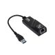 Czarny adapter karty sieciowej USB 3.0 Akyga AK-ND-31