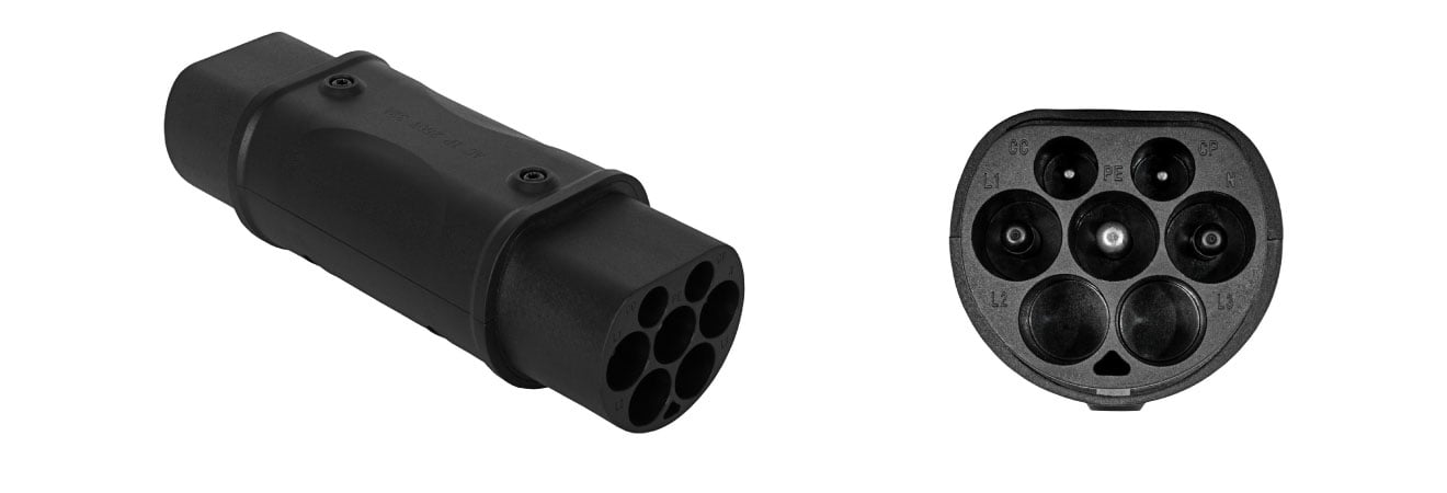 adapter Type 2 do GB/T do ładowania samochodów elektrycznych