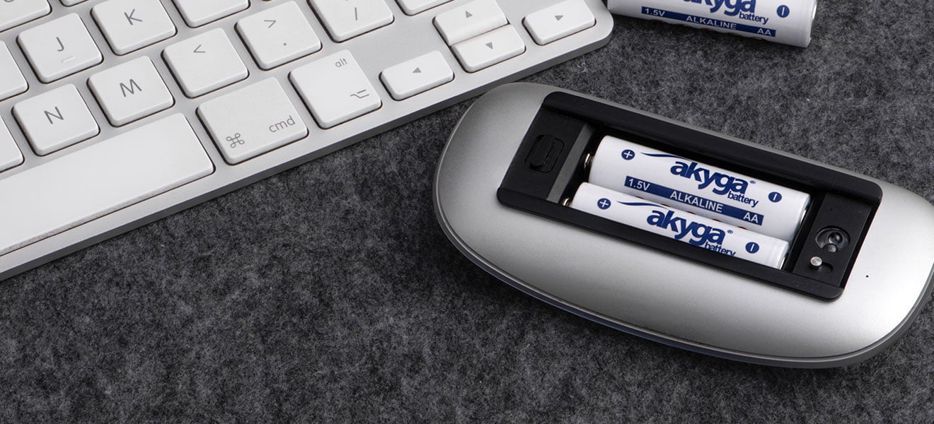 baterie Akyga Battery zasilające mysz bezprzewodową