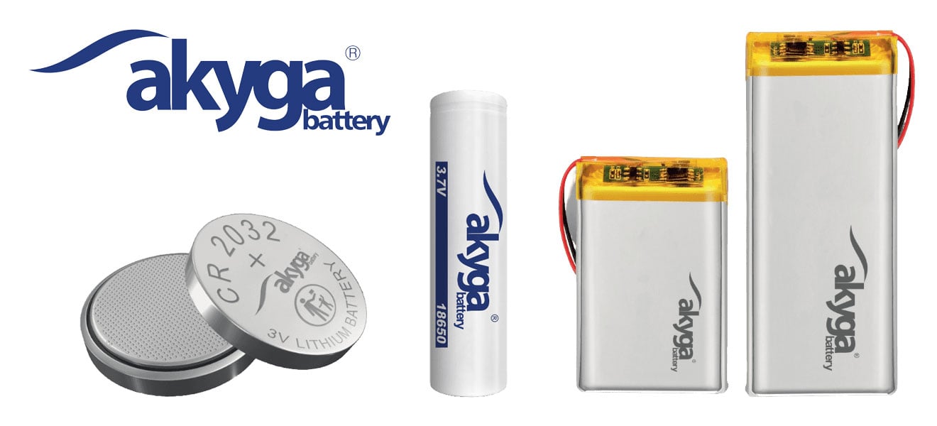 różne rodzaje baterii Akyga Battery