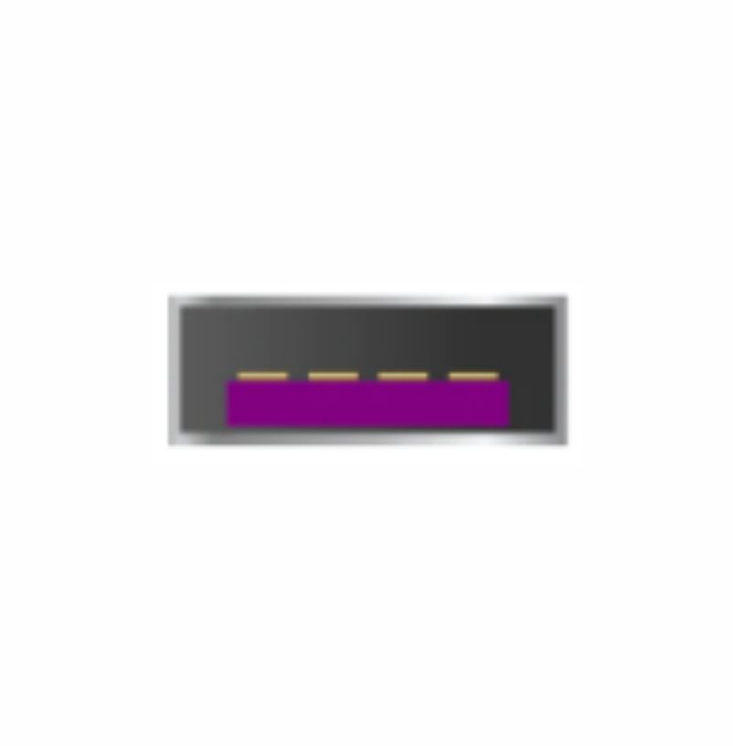 purple USB port