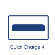 Grafika złącza USB-A z funkcją Quick Charge 4+