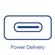 Grafika złącza USB-C z funkcją Power Delivery