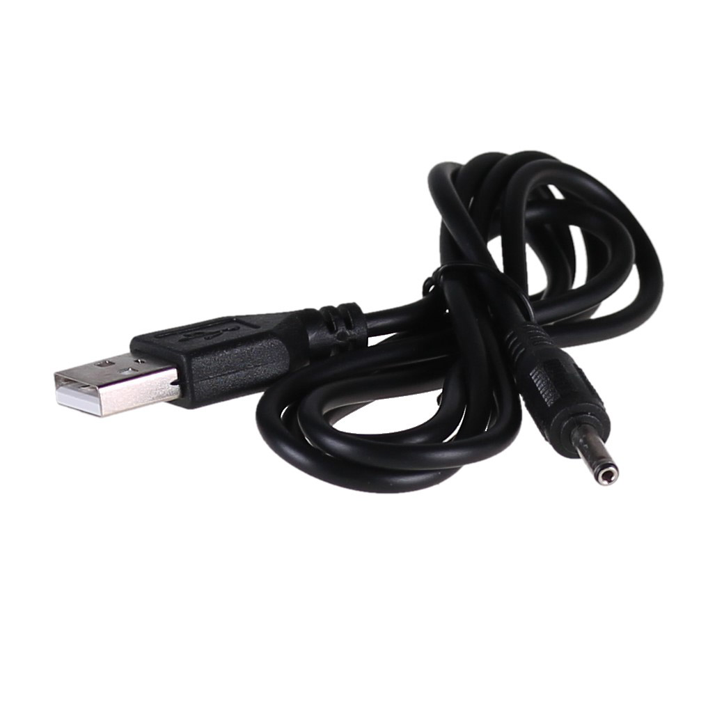 Zwinięty kabel USB A na DC 3.5 x 1.35mm Akyga AK-DC-03