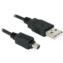 Kabel USB A / USB Mini B 8-pin 1.8m AK-USB-02
