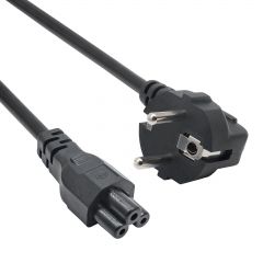 Kabel zasilający koniczynka 1.0m AK-NB-08C