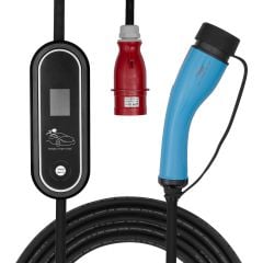 Ładowarka do samochodów elektrycznych AK-EC-22 CEE 5pin / Type2 LCD 3-fazy 32A 22kW 5m
