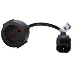 Przedłużacz adapter kabla zasilającego CEE 7/4 / C14 15cm AK-PC-10A