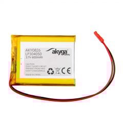 Akumulator Li-Po LP304050 Akyga AKY0826 3.7V / 600mAh PCM złącze JST 2-Pin 150mm