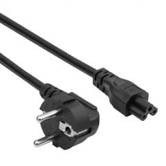 Kabel zasilający koniczynka CEE 7/7 / IEC C5 AK-NB-10C CU 3x0.75mm² 3m
