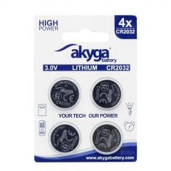 Bateria litowa CR2032 Akyga AKY2100 3V / 210mAh 4szt