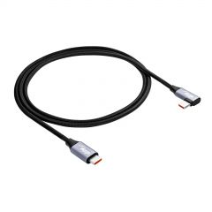 Kabel kątowy USB type C / USB type C 1m AK-USB-54 60W oplot