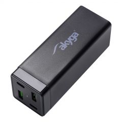 Ładowarka USB AK-CH-17 2x USB-A + 2x USB-C PD 5-20 V / max 3.25A 65W Quick Charge 4+