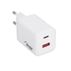 Ładowarka USB AK-CH-28 USB-A + USB-C PD 5-21V / max. 3A 45W Quick Charge 3.0 GaN