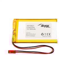 Akumulator Li-Po LP405090 Akyga AKY0827 3.7V / 1800mAh PCM złącze JST 2-Pin 150mm