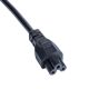 Wtyczka IEC C5 czarnego kabla zasilającego C5 / BS 1363 UK 1.5m Akyga AK-AG-02A