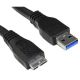Wtyczki do kabla USB 3.0 A na micro USB B Akyga AK-USB-13 męsko – męskie