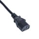 Wtyczka IEC C13 czarnego kabla zasilającego PC C13 / UK BS 1363 1.5m Akyga AK-AG-01A