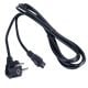 Zdjęcie dodatkowe Kabel zasilający koniczynka CEE 7/7 / IEC C5 AK-NB-10C CU 3x0.75mm² 3m