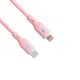 Zdjęcie dodatkowe Kabel USB type C / Lightning 1m AK-USB-71 30W silikonowy różowy