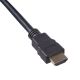 Wtyczka DVI czarnego kabla HDMI / DVI 24+1 Akyga AK-AV-13 3.0m