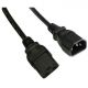 Wtyczka IEC C14 i końcówka IEC C19 kabla zasilającego serwerowego Akyga AK-UP-02 1.8m