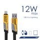 Zdjęcie dodatkowe Kabel USB A + USB type C / USB type C + Lightning 1m AK-USB-57 65W