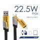 Zdjęcie dodatkowe Kabel USB A + USB type C / USB type C + Lightning 1m AK-USB-57 65W