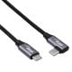 Zdjęcie dodatkowe Kabel kątowy USB type C / USB type C 30cm AK-USB-53 60W oplot