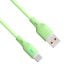 Zdjęcie dodatkowe Kabel USB type C / USB A 1m AK-USB-64 silikonowy zielony