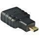 Czarna przejściówka HDMI na micro HDMI beczka Adapter Akyga AK-AD-10 HDMI żeńsko – męski