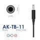 Zdjęcie dodatkowe Zasilacz AK-TB-11 9V / 1A 9W 5.5x2.1 mm