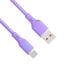 Zdjęcie dodatkowe Kabel USB type C / USB A 1m AK-USB-65 silikonowy fioletowy