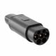 Zdjęcie główne Adapter Type2 / Tesla do ładowania samochodów elektrycznych AK-SC-E23 męsko – męski 1-faza 32A