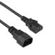 Zdjęcie dodatkowe Przedłużacz kabla zasilającego IEC C13 / C14 0.5m AK-PC-14A